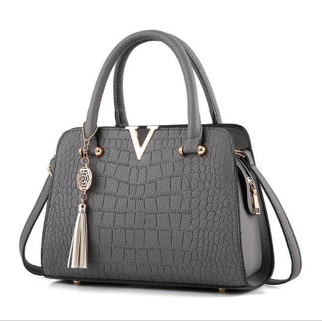 Bolsa de Couro Crocodile