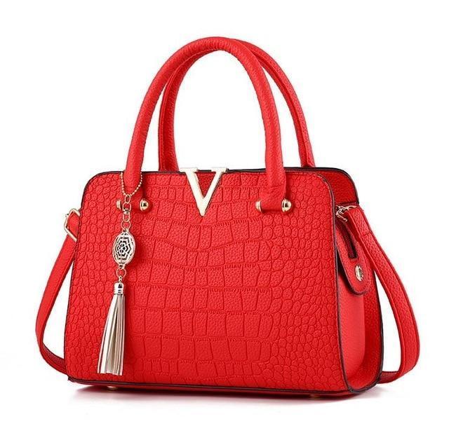 Bolsa de Couro Crocodile